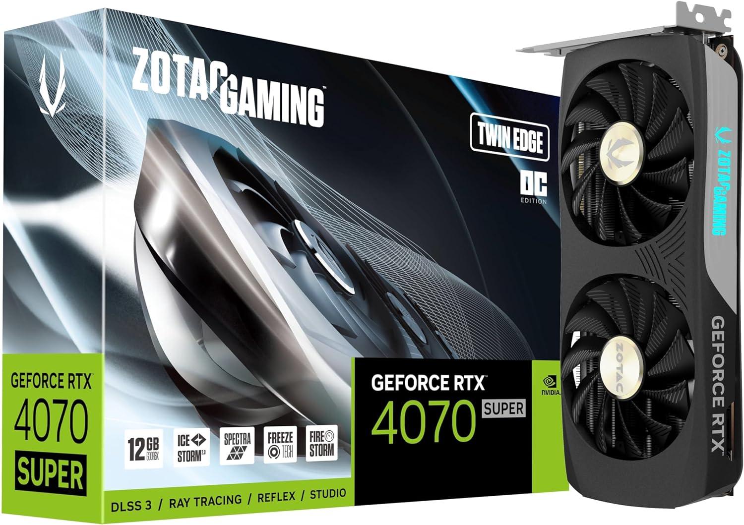 ZOTAC GAMING GEFORCE RTX 4070 SUPER TWIN EDGE OC 12GB GDDR6X – Anigma