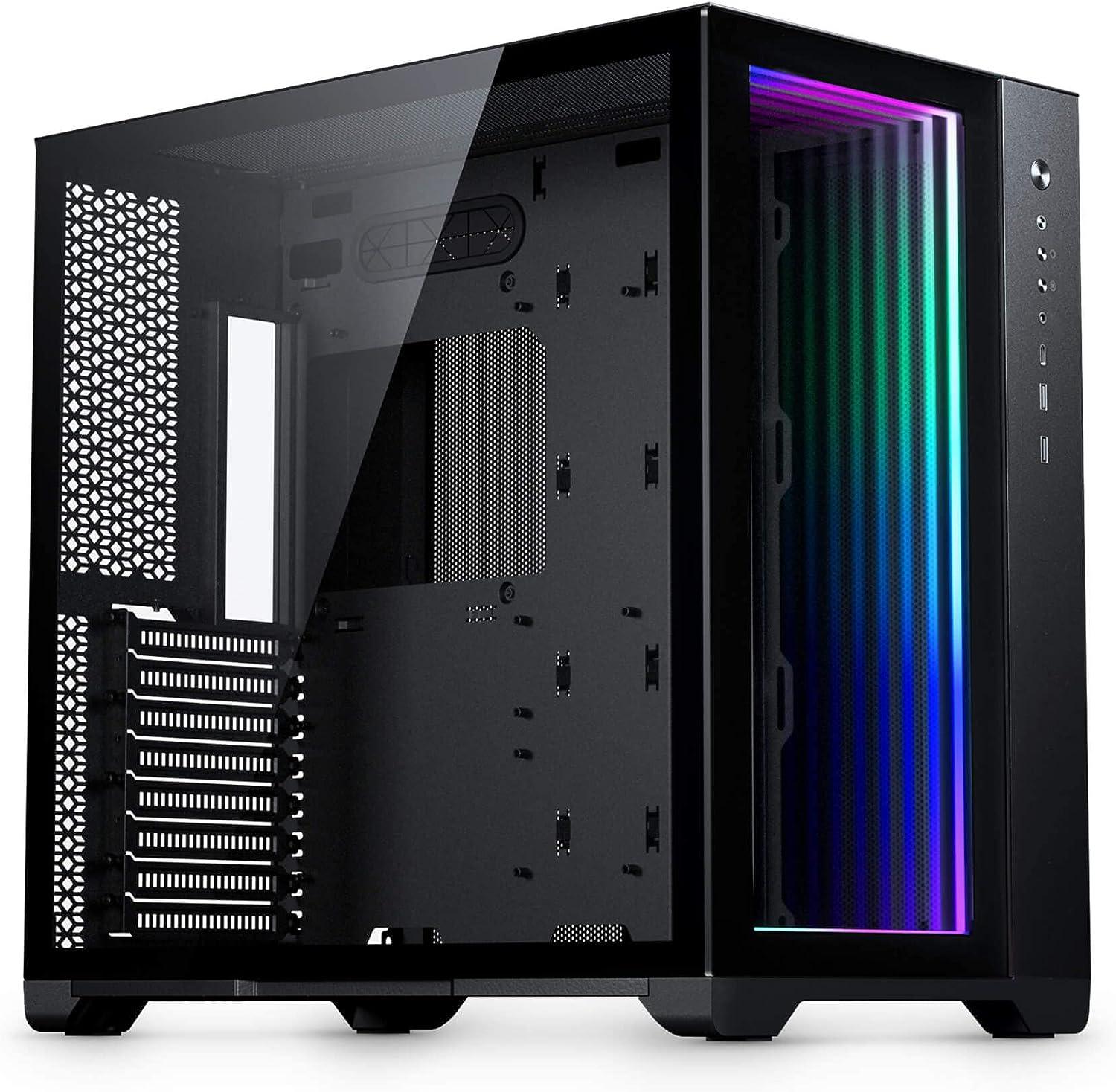 MagniumGear NEO Qube 2 Infinity Mirror RGB Mid-Tower Case (No Fans ...