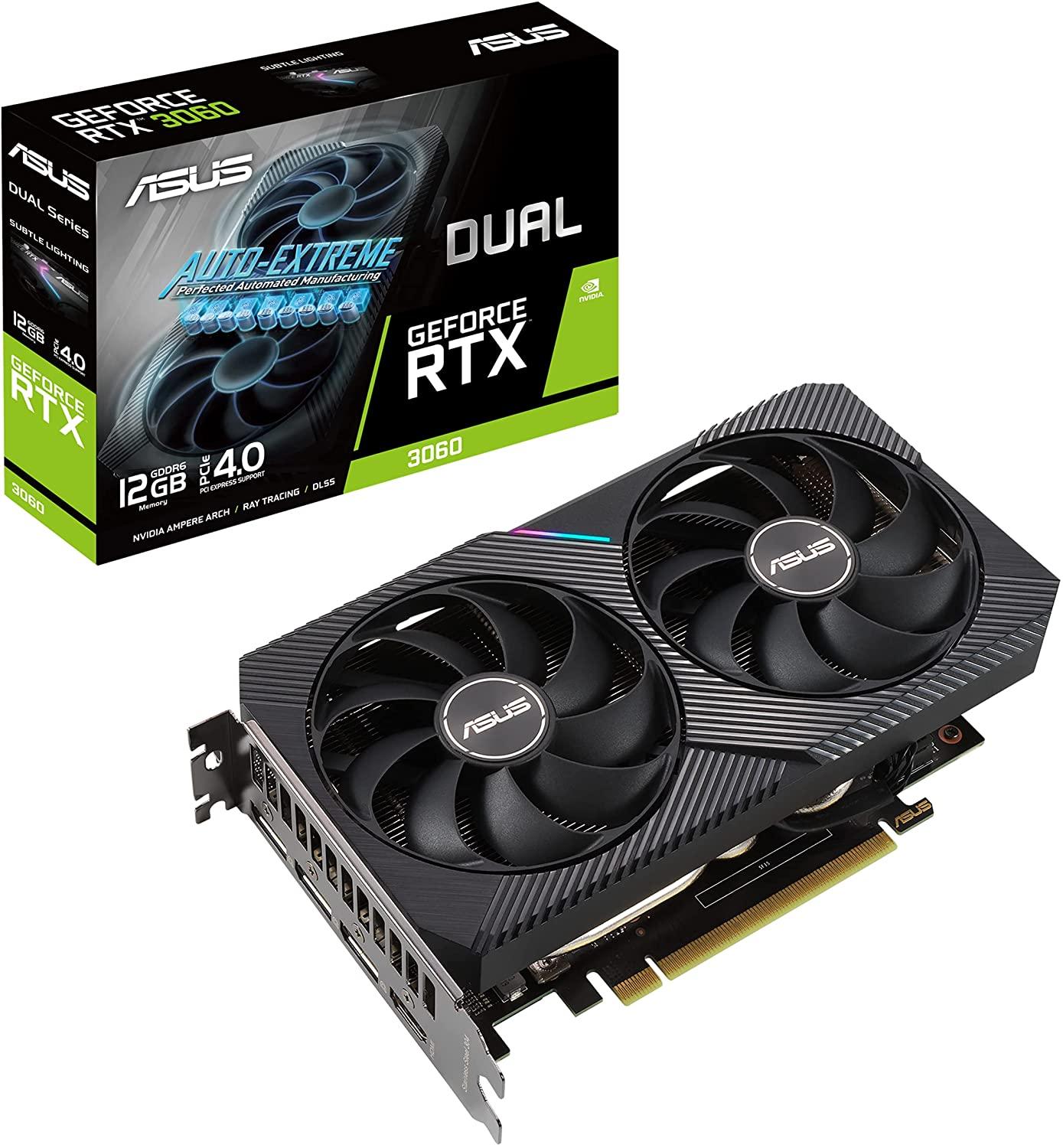 ASUS Dual RTX 3060 V2 OC Edition 12GB GDDR6 – Anigma